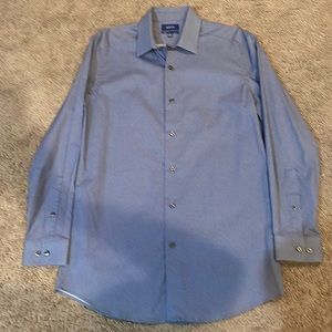 Beautiful Blue Apt 9 Premier Flex Slim Fit Button Up Shirt